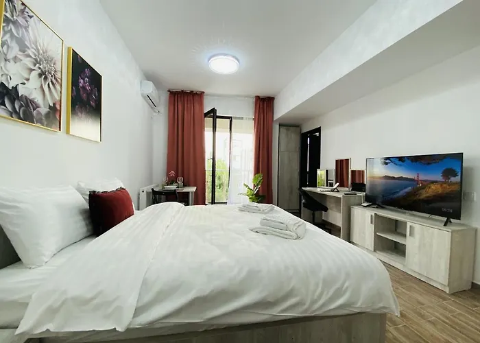 New City With Balcony