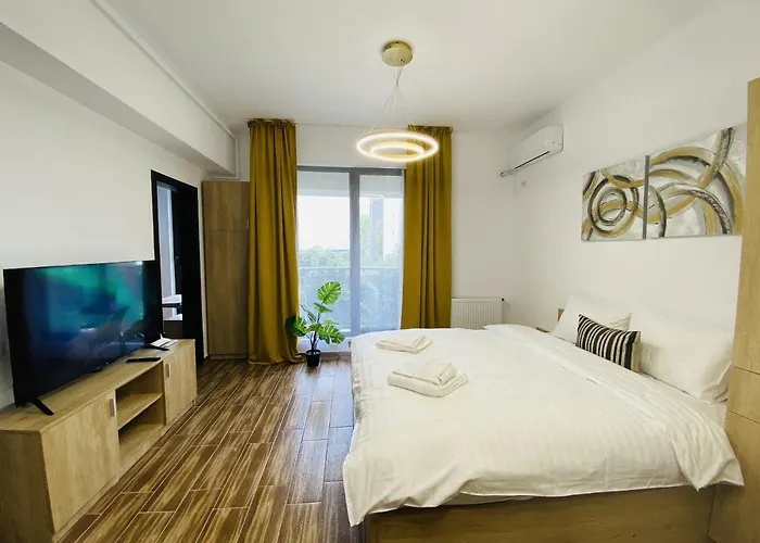 New City With Balcony